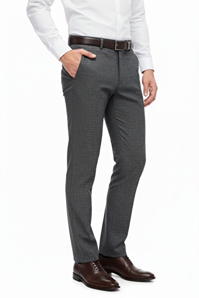 Günce Men's Regular Fit Straw Fabric Pants Lycra Fabric Bgl-St05039