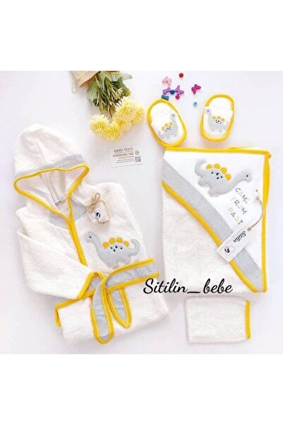 Bebinio Set de baie cu 4 piese - Broderie
