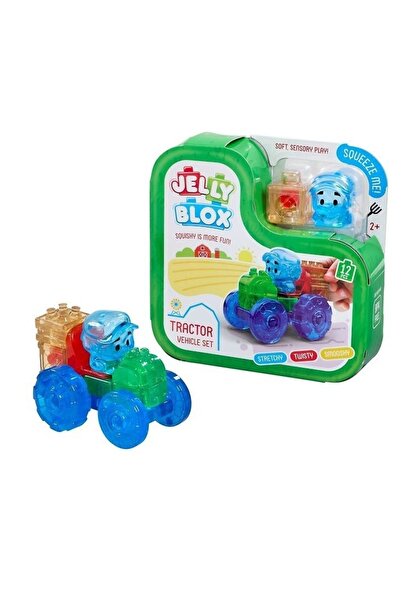 Jelly Blox - Set de joacă cu tractor, 12 piese