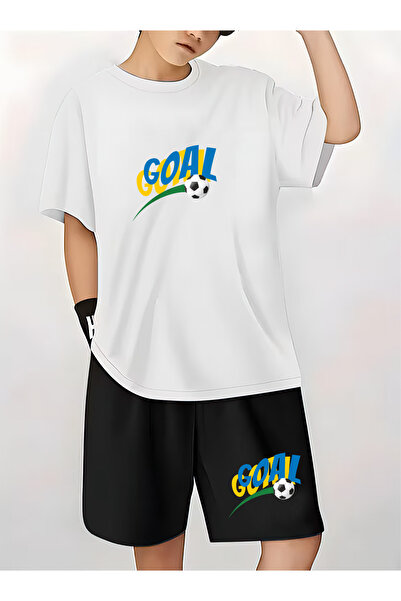 CACTUS COLLECTION SETURI DE PANTALONI SCURTĂ CU IMPRIMARE FOTBAL tricou SETURI