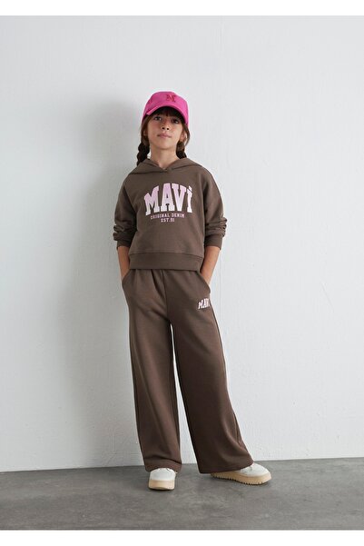 Mavi Logo Printed Loose Fit (Loose Fit) Girls' Sweatshirt