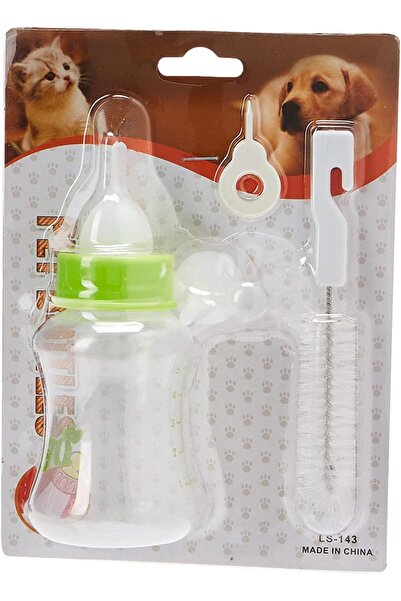 Other مجموعة زجاجات الرضاعة المحمولة للقطط الصغيرة والجراء مع حلمة احتياطية و...