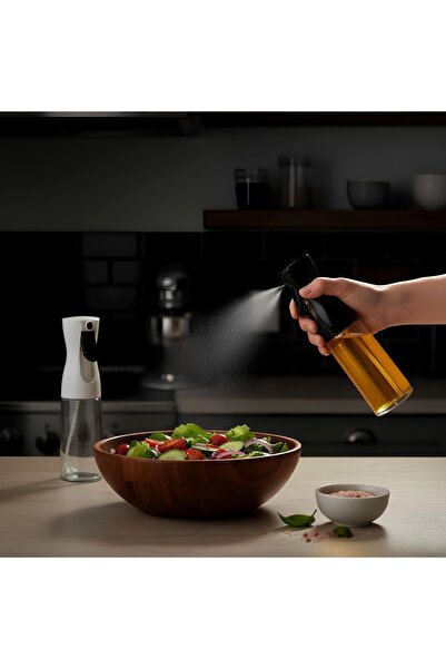 innoway Basınçlı Cam Yağ Sprey Şişesi – Sisleme Yağdanlık, Airfryer Uyumlu Yağdanlık