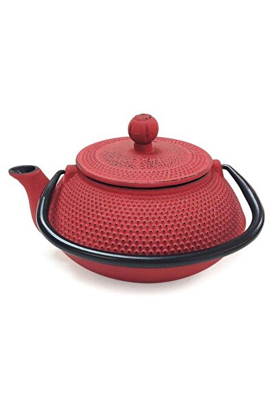 SODELICIOUS COFFEE TEA Japanese Style Red Cast Iron Teapot (700 Cc)