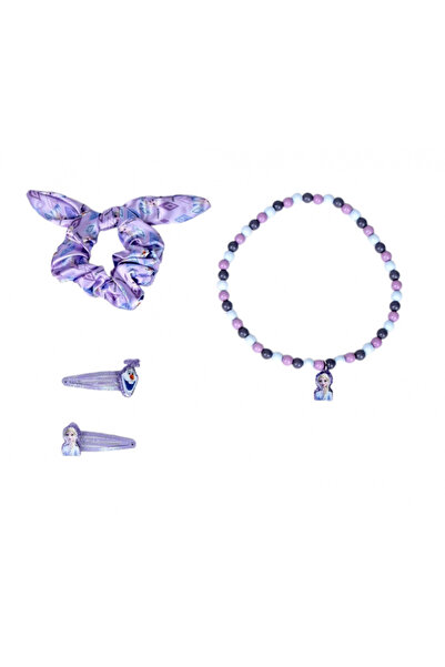 Frozen Disney hair accessories and necklace set