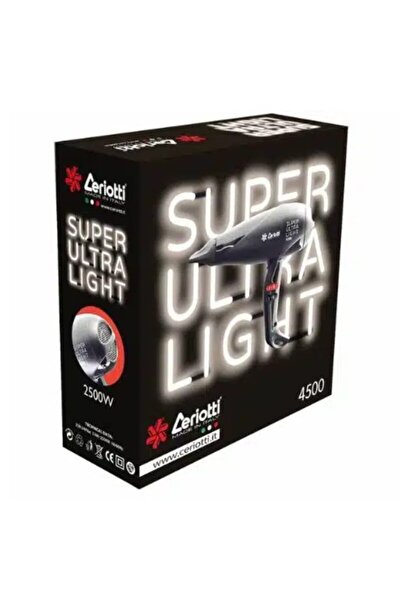 ceriotti Super Ultra Light 4500 Hair Dryer - Red 2500 W, 460G