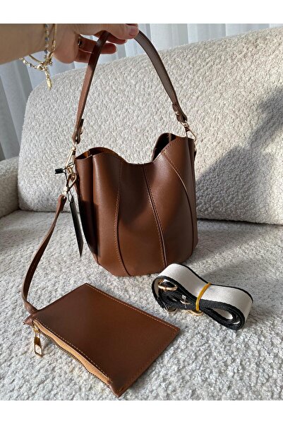 ÇANTA Cat Bag Taba Wallet Cahrmlı