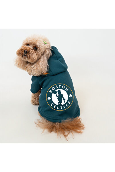 Buddy Store Petrol Green Cat and Dog Outfit - Clothes Sweatshirt Hoodie (Hooded 100% Cotton)