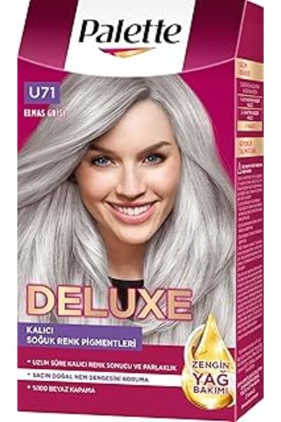 SanalAMCA Store Palette Deluxe U71 Buzul Grisi 1 Paket (1 X 150 Ml) Saç Boyası