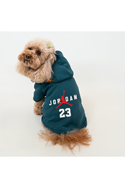 Buddy Store Petrol Green Cat and Dog Outfit - Clothes Sweatshirt Hoodie (Hooded 100% Cotton)