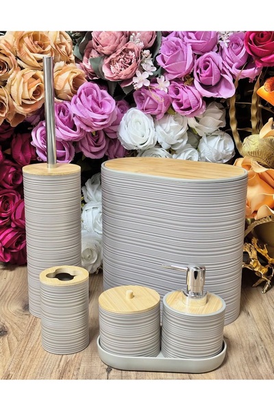 city gold 6 Parça Banyo Seti