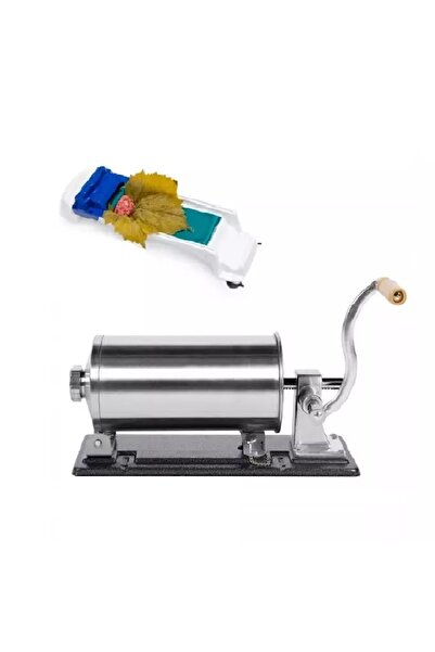 Micul Meserias Pachet Carnatar Inox Orizontal, 5 Kg, 5 Palnii + Aparat de Facut Sarmale - Dolmer