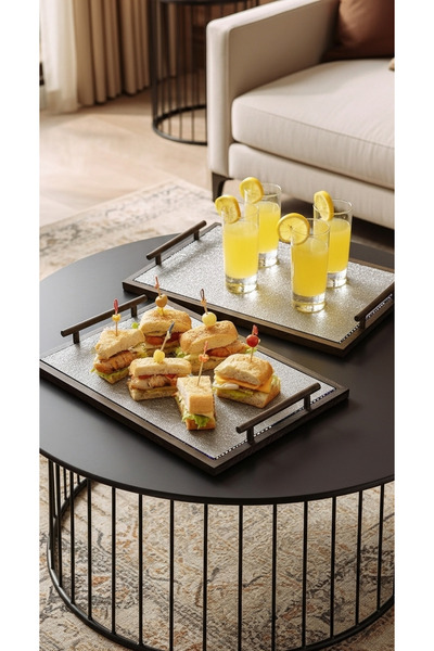 Generic Elegant serving trays - to add a touch of luxury to the table.