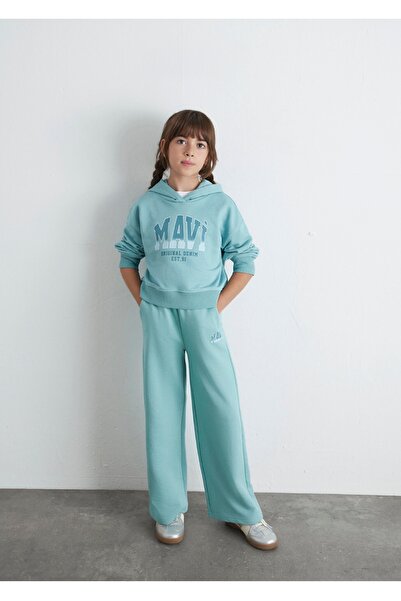 Mavi Logo Printed Loose Fit (Loose Fit) Girls' Sweatshirt