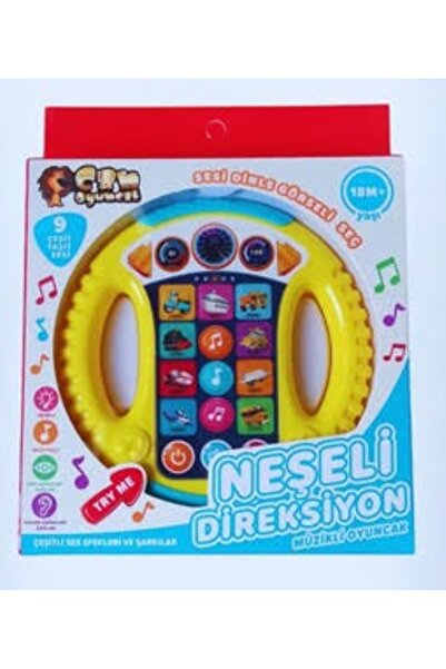 CAN OYUNCAK Neşeli Direksiyon Müzikli Oyuncak