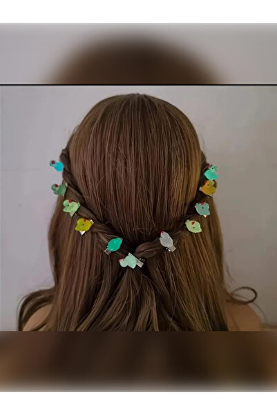 Umut 20Pcs Colorful Glowing Duck Baby Girl and Children Barrette Hair Holder