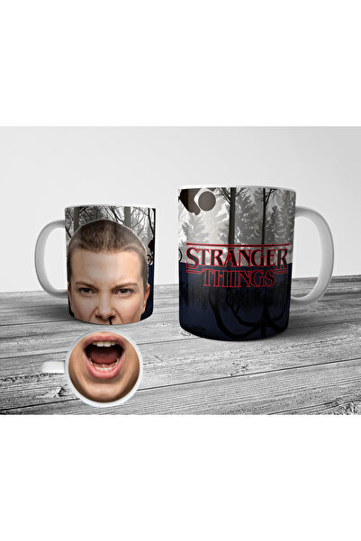 Pixxa Stranger Things Eleven Base Mouth Patterned Mug