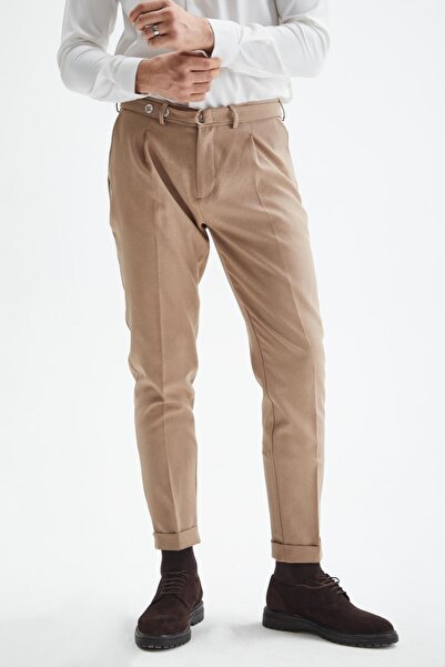 S13 Store High Waist Belted Pleated Pants
