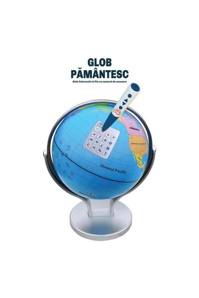 Tessari Interactive World Globe & Pen with Scanning Camera - AS