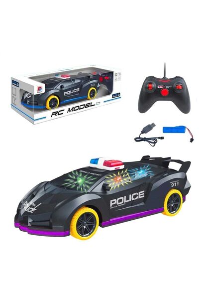 Luminoo ŞİMŞEK KUMANDALI POLİS ARABASI R/C SESLİ IŞIKLI 1:16