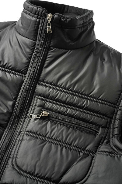 HAMİTOGULLARI Black Double Needle Vest