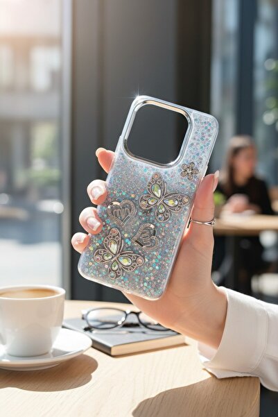 batuteknoloji Tecno Spark 20 Pro Airbag Tasarımlı Kelebek ve Kalp Kabartmalı ...