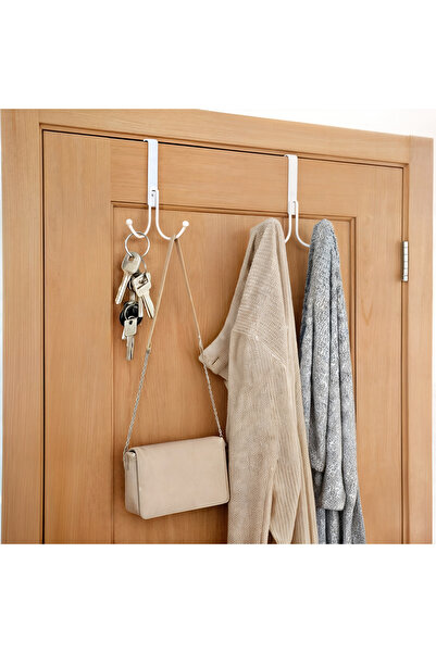 mazory decor Amerikan Kapı Arkası Askılık Organizer Ve Mutfak Banyo Kapı Arkası Askılık ( 4 renk ) ( 2 adet )