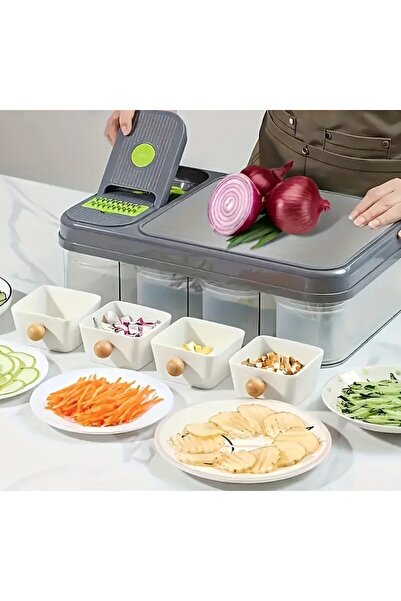 ENAGRO Tocator/Razatoare şi Organizator Legume – Platformă Tocator