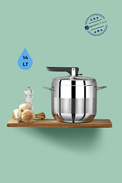 Bonera Berlin Stainless Steel 14 Lt Induction Base Pressure Cooker