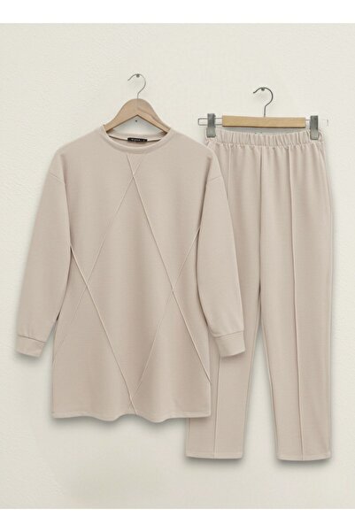 Modamorfo Çimalı Double Set - Beige