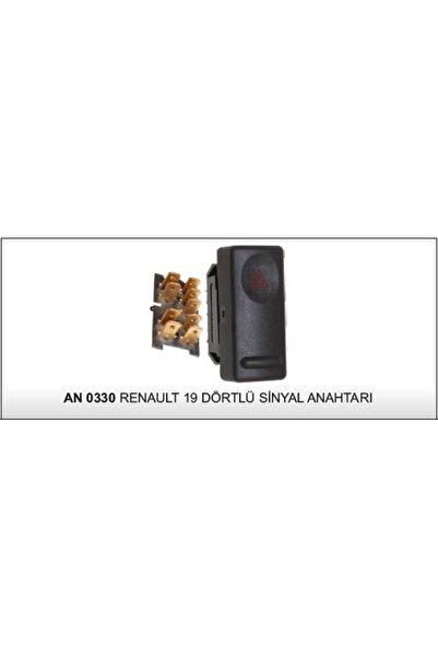 Dodo Anahtar Flaşör Renault 19 10902 - An752 - An0330 (1 Ad )