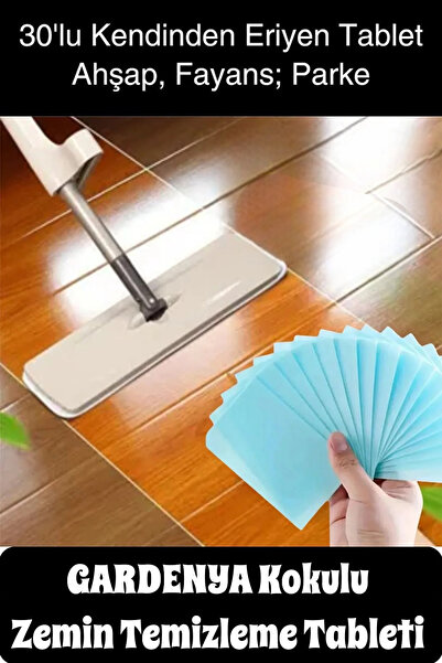 nelerbulurum 30 Adet GARDENYA Kokulu Zemin Temizleme Tableti Levhaları Parke ...