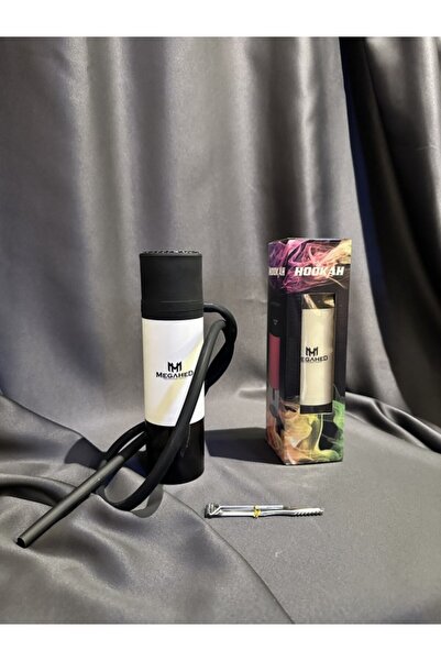 MEGAHED TAŞINABİLİR BEYAZ NARGİLE TAKIMI