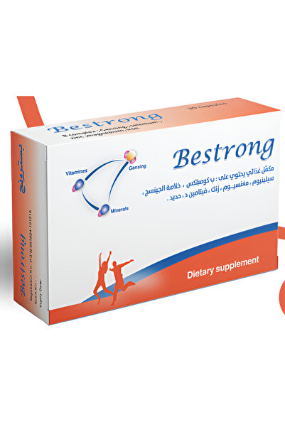 White flower Bestrong Dietary Supplement 30 Capsules