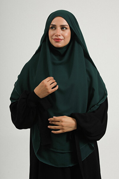 MARQUANT PEÇELİ OVAL GÖLGELİ TESETTÜR SUFLE HİJAB