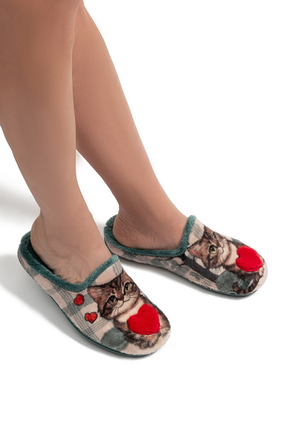 Twigy Papuci de casă pentru femei Cookie Albastru 37/41