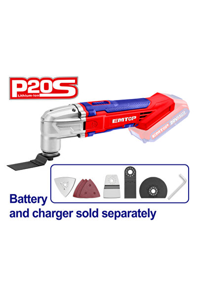 EMTOP Instrument Multifuncțional Fără Acumulator Și Încărcător, 6 Viteze, 8 A...
