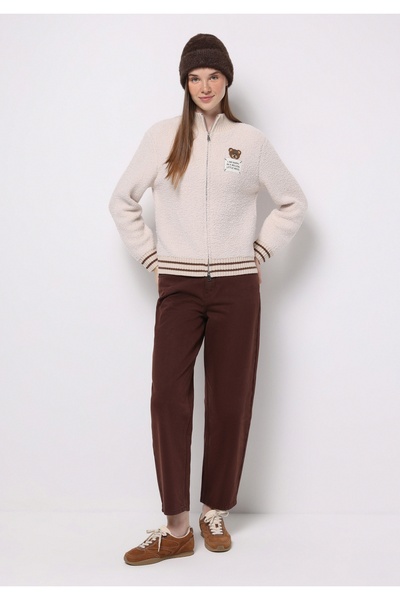 Colin's Regular Fit Women's Beige Cardigan