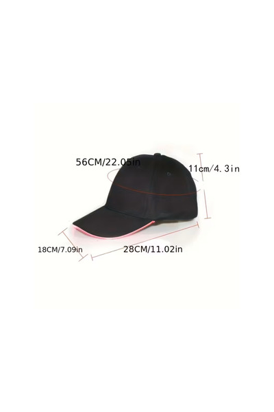 VeliumCraft LED hat, VeliumCraft, 18x28x56 cm, red light