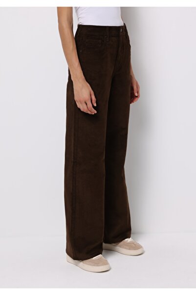 Colin's Γυναικείο καφέ παντελόνι με φαρδύ πόδι Berry Fit