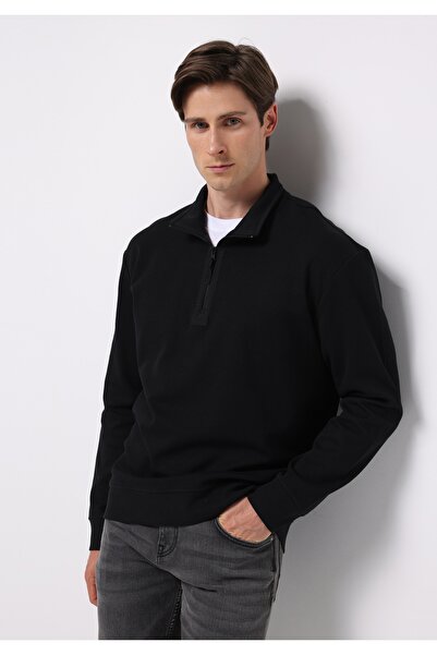 Colin's Ανδρικό μαύρο φούτερ Comfort Fit