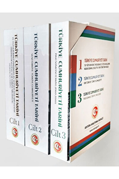 Atatürk Araştırma Merkezi Türkiye Cumhuriyeti Tarihi 3 Kitap Takım / Kolektif...