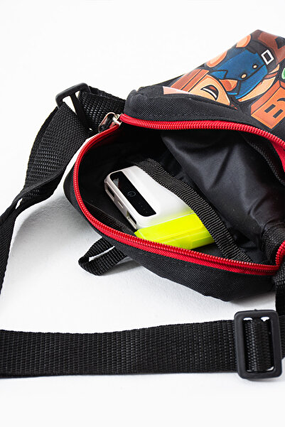 Sona Park Roblox Children's Shoulder Bag – 3 Compartments – Waterproof Fabric (21×16×6 cm)