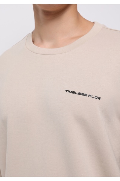 Colin's Hanorac bej pentru bărbați, cu croiala normală