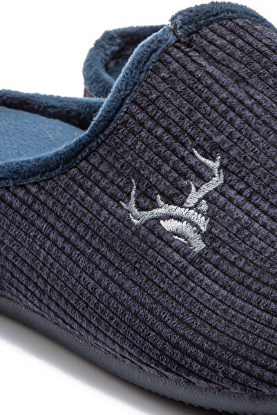 Twigy Ματ ανδρικές παντόφλες για το σπίτι Navy Blue 41/46