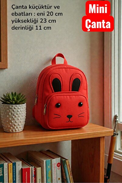 Şahnur Small Cat Pattern Lightweight and Comfortable Mini School Backpack for...