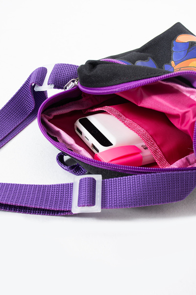 Sona Park Brawl Stars Shelly Children's Shoulder Bag – 3 Compartments – Waterproof Fabric (21×16×6 cm)