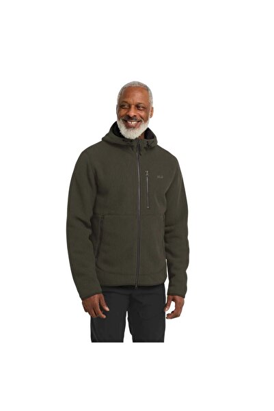 Jack Wolfskin Lake Ridge Hooded Men's Green Outdoor Jacket Men's Outdoor Jack...