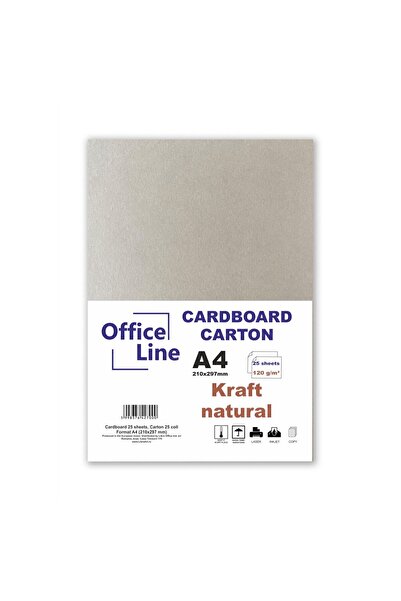 Libra A4 Cardboard 120 g Kraft , 25 sheets