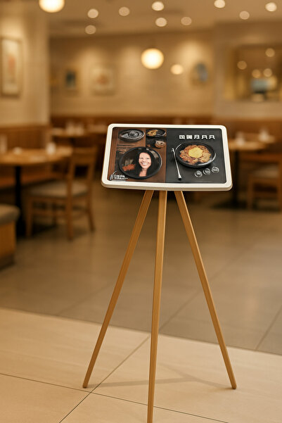 Grand City Media Menu holder | Menu stand with legs